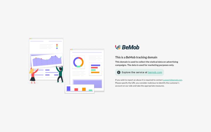 Screenshot of bemobtrk.com