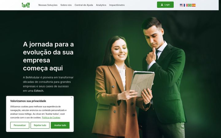 Screenshot of bemodular.com.br