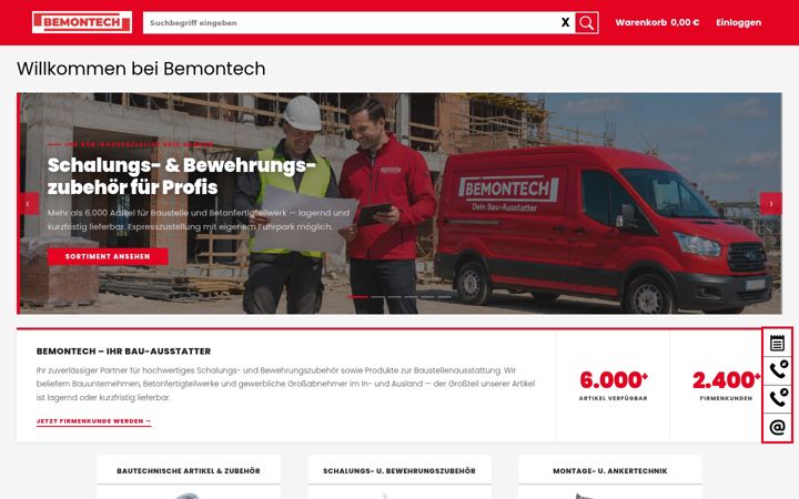 Screenshot of bemontech.com