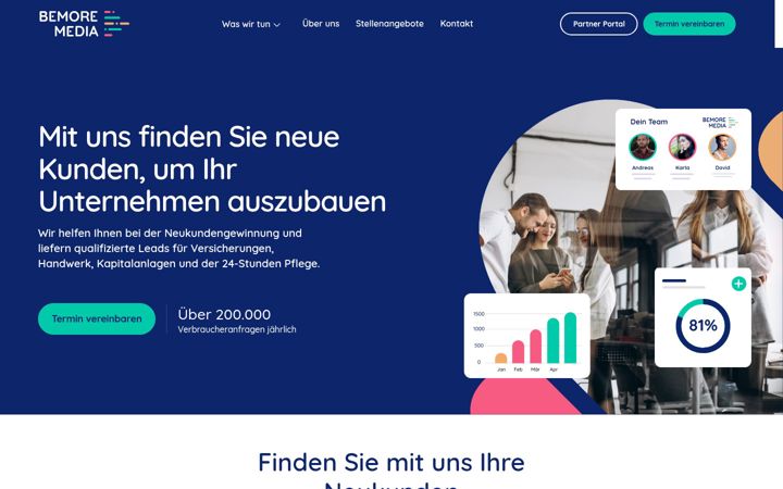Zrzut ekranu bemore-media.de