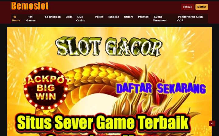 Screenshot di bemoslot.net