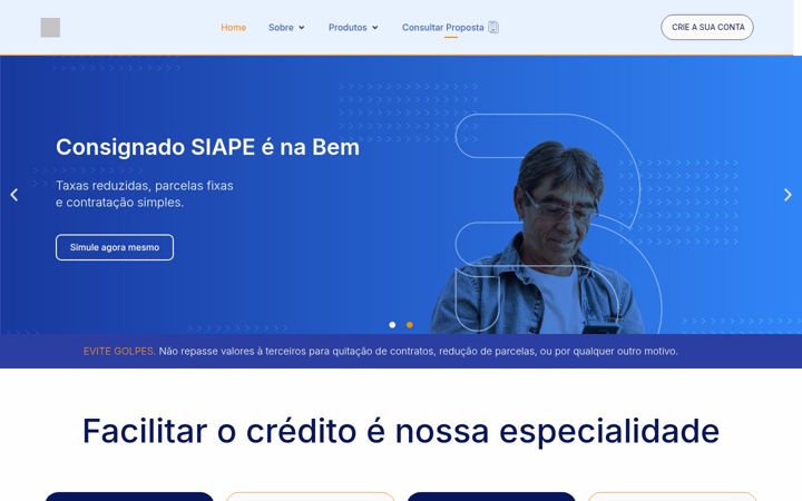Screenshot του bempromotora.com.br