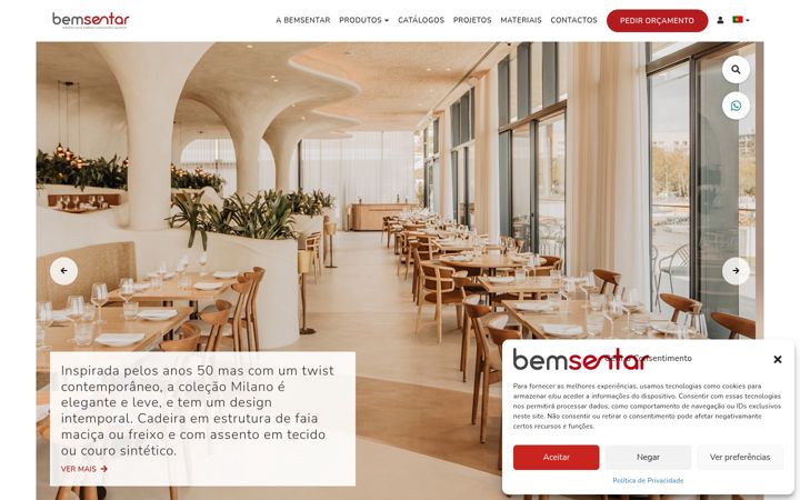 Screenshot of bemsentar.pt
