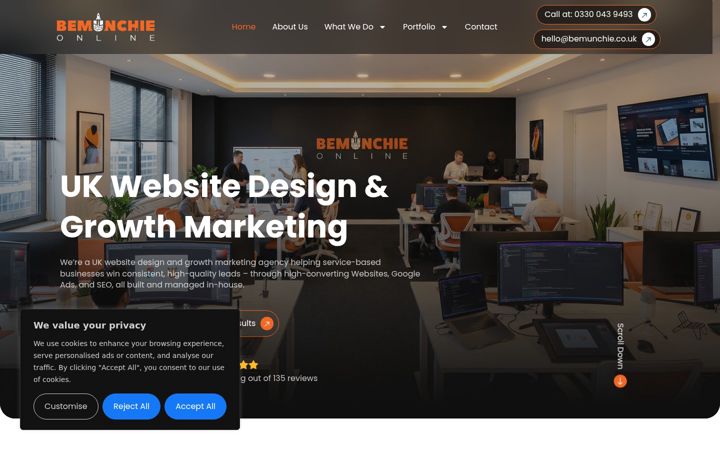 Képernyőkép: bemunchieonline.co.uk