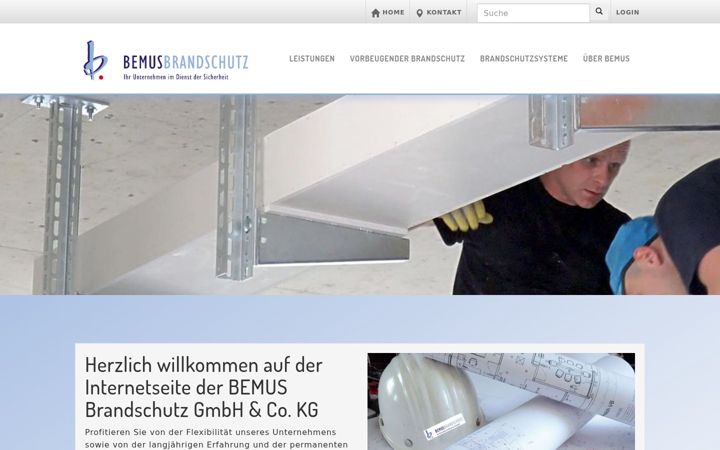 Screenshot of bemus.de
