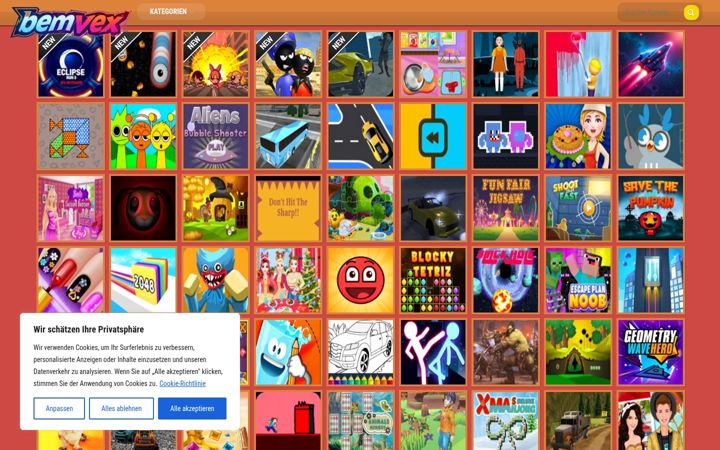 Screenshot of bemvex.com