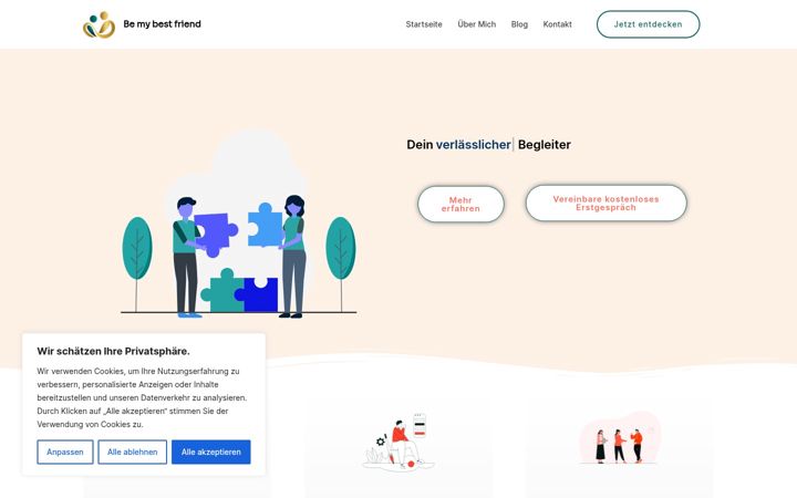 Screenshot of bemybestfriend.de