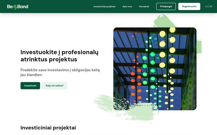 Screenshot of bemybond.com