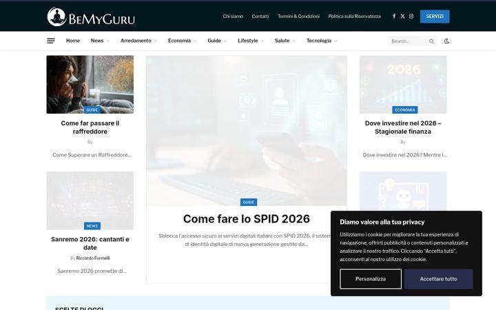 Screenshot of bemyguru.it