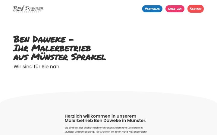 Screenshot of ben-daweke.de