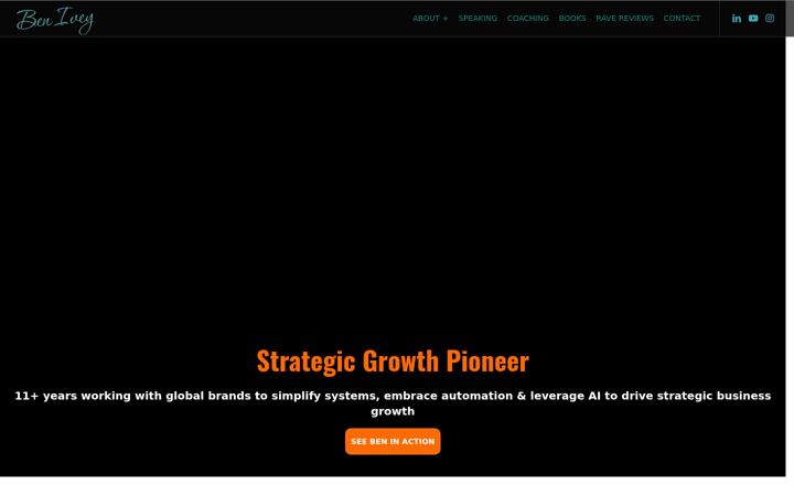Screenshot of ben-ivey.com