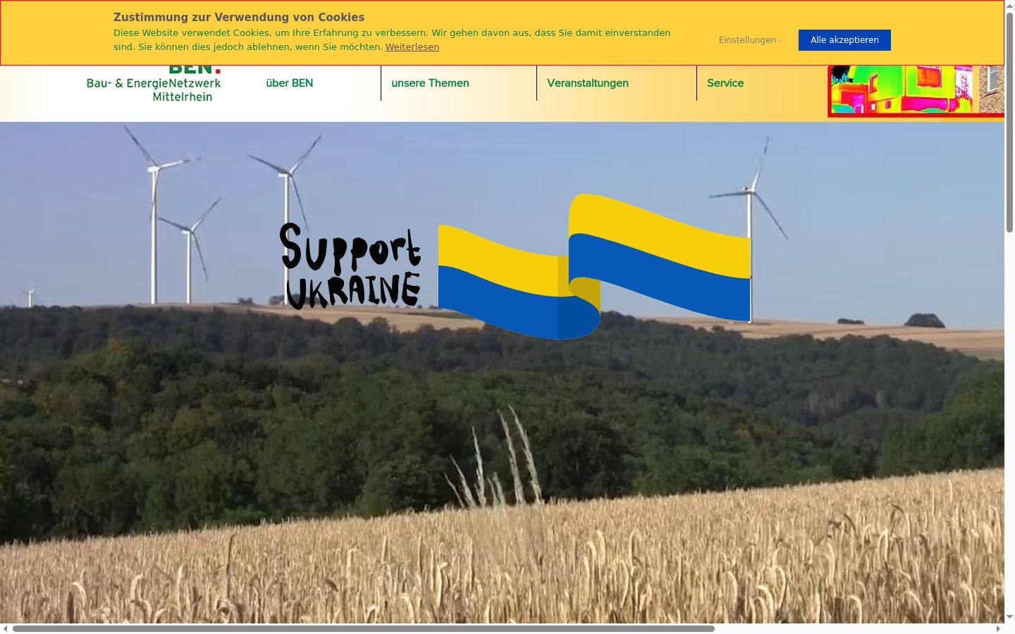 Captură de ecran a bannerului de consimțământ afișat înainte de orice interacțiune
