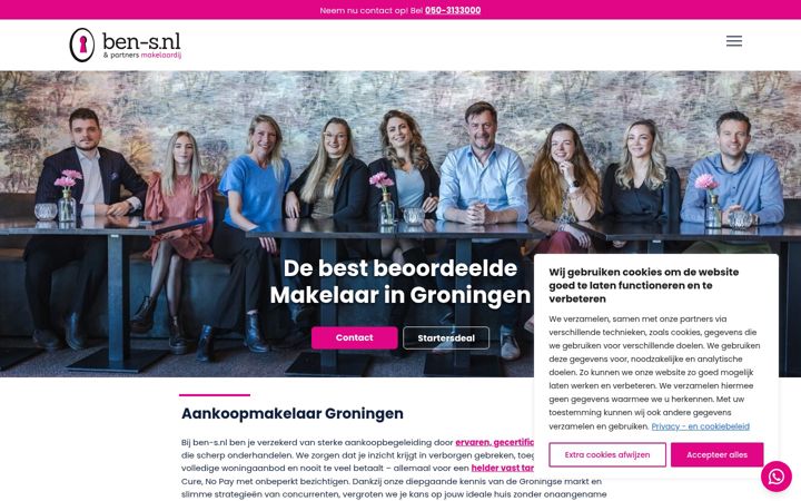 Screenshot of ben-s.nl