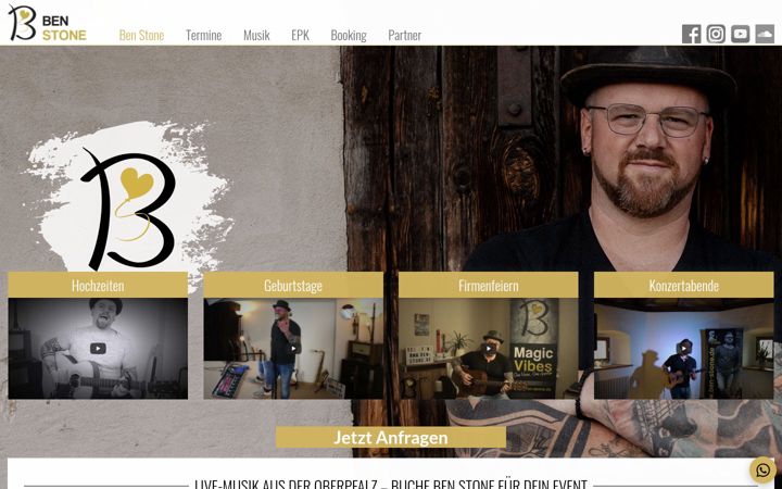 Screenshot of ben-stone.de