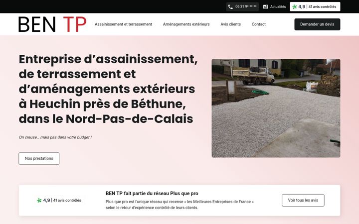 Screenshot of ben-tp.fr