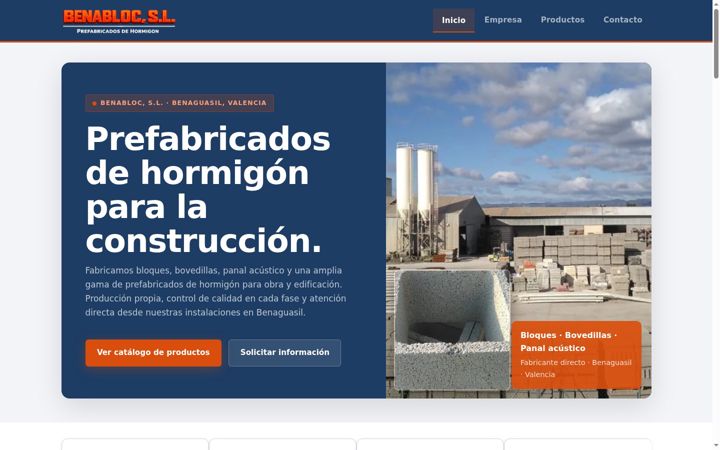 Screenshot of benabloc.es