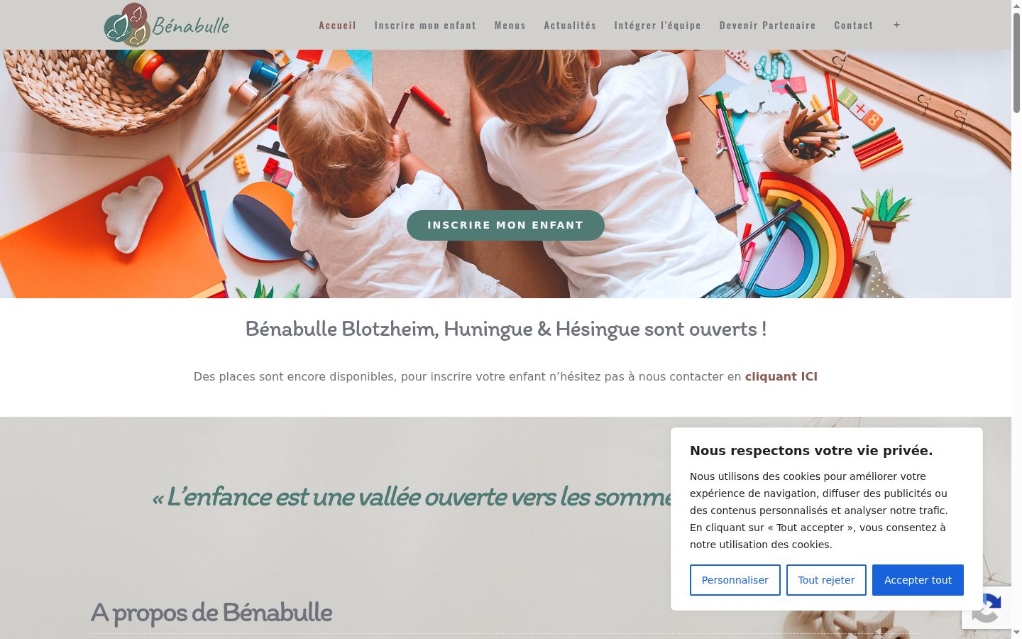 Screenshot tal-banner tal-kunsens muri qabel kwalunkwe interazzjoni
