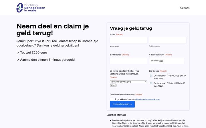 Screenshot of benadeelden-in-actie.nl