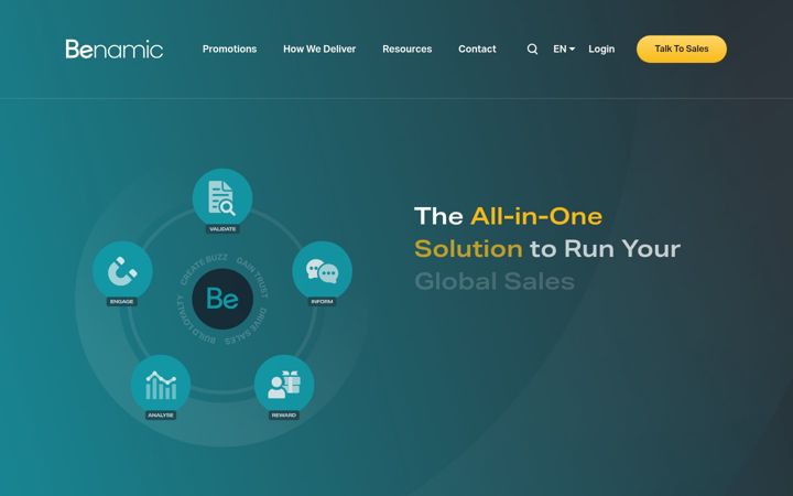 Screenshot of benamic.com
