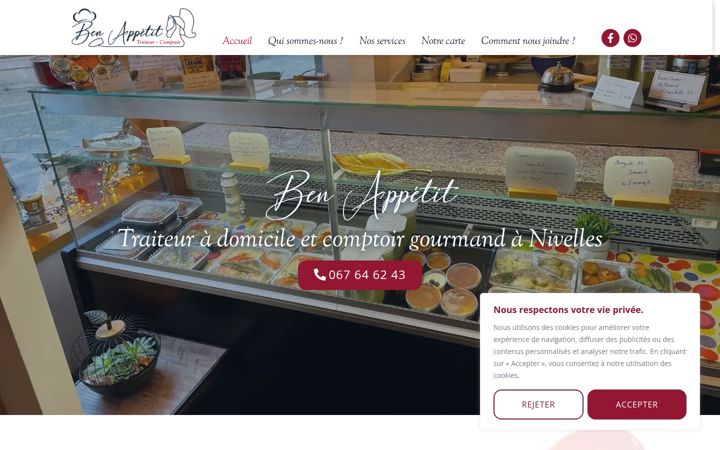 Screenshot of benappetit.be