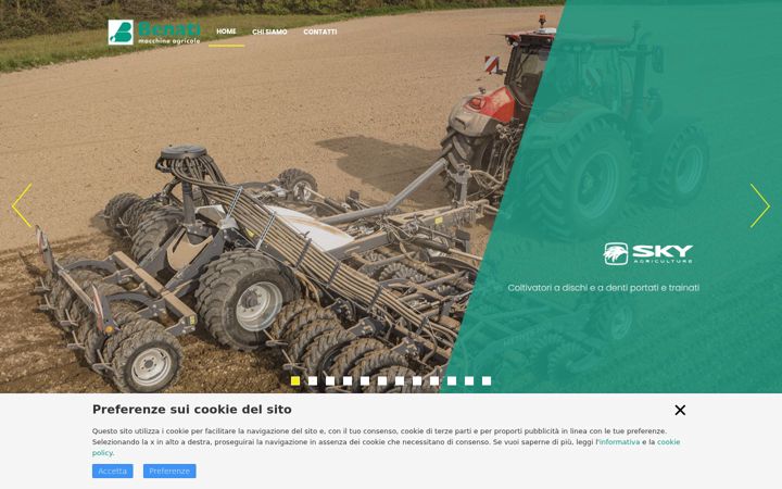 Screenshot of benatispa.it
