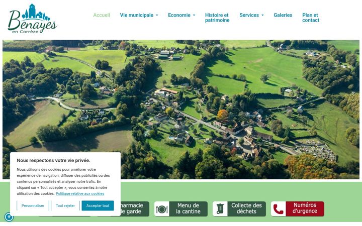 Screenshot of benayes.fr