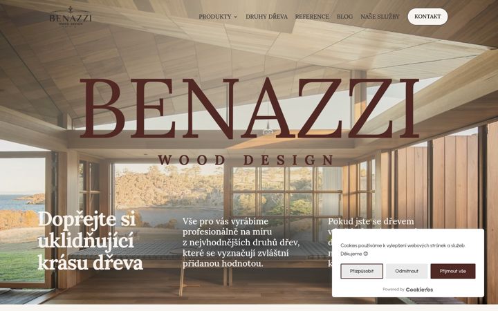 Screenshot of benazzi.cz