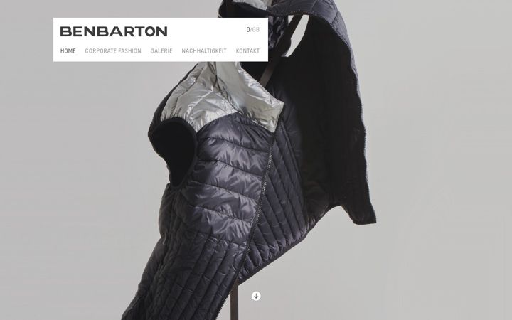 Screenshot of benbarton.de