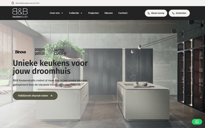 Zrzut ekranu benbkeukenstudio.nl