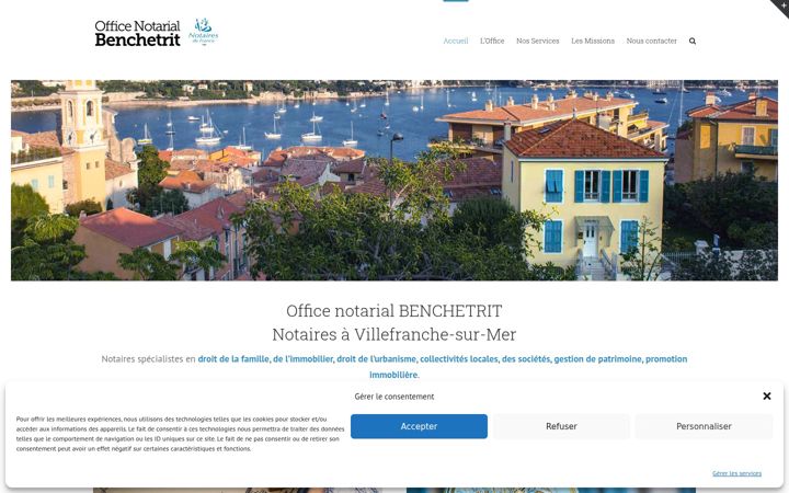Ekrano kopija benchetrit-deloche.notaires.fr