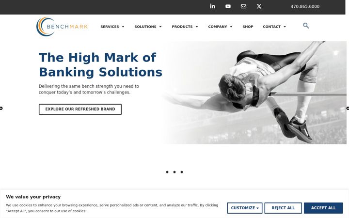 Screenshot of benchmarktechnologygroup.com