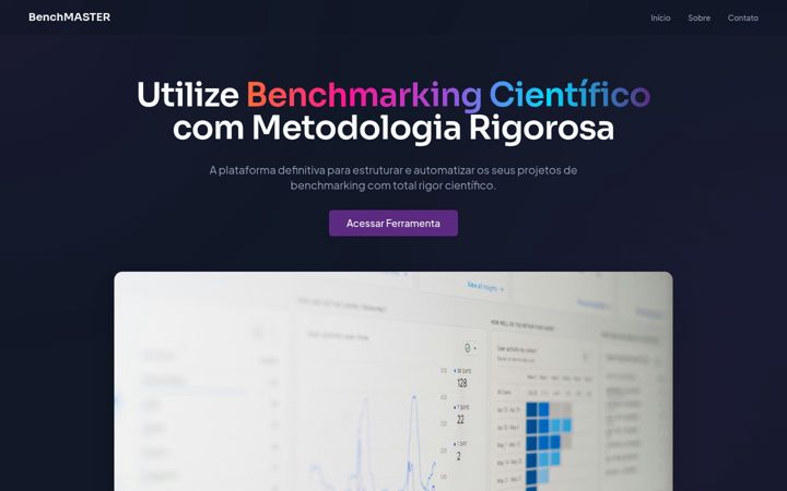 Screenshot of benchmaster.io