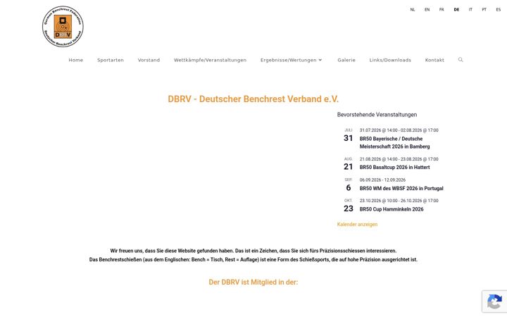 Ekrano kopija benchrest-germany.de