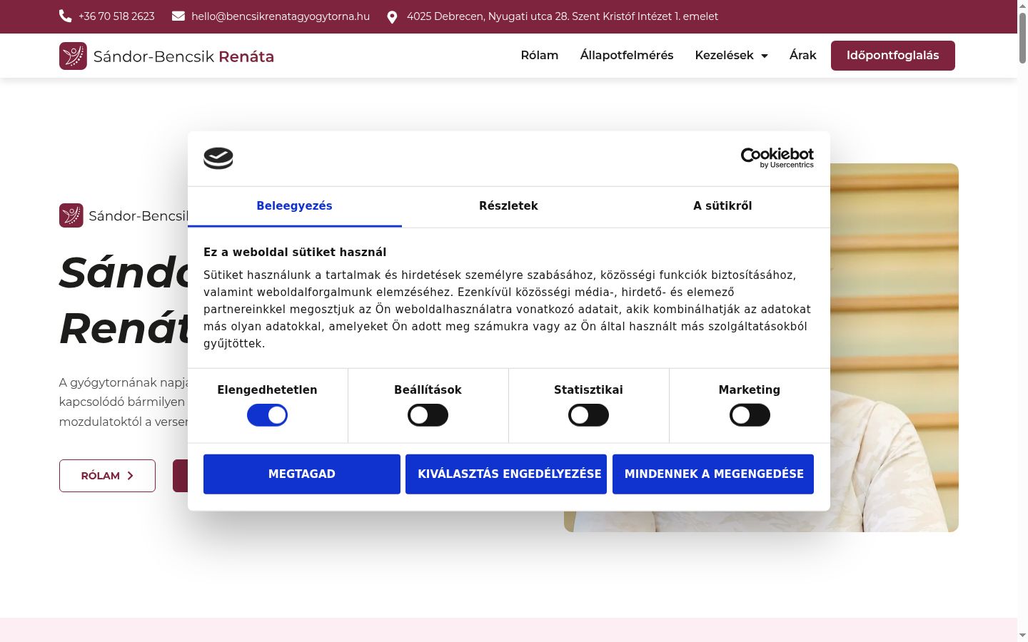 Captură de ecran a bannerului de consimțământ afișat înainte de orice interacțiune