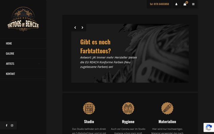 Ekrano kopija bencze-tattoos.de