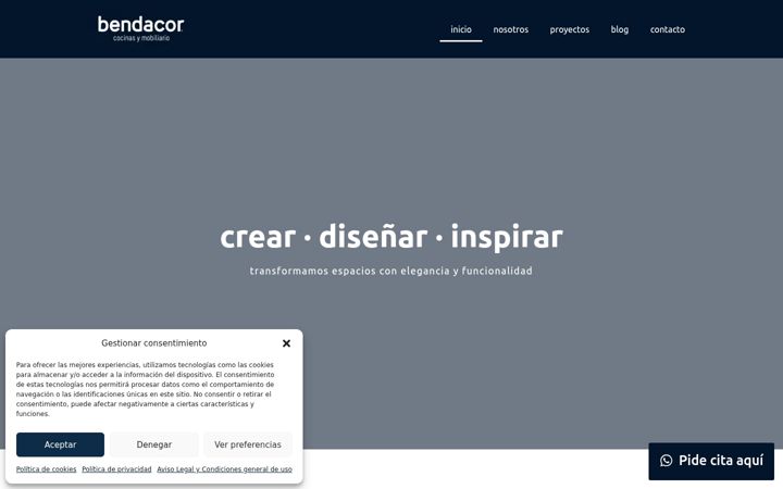 Screenshot of bendacor.es