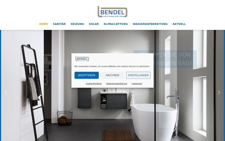 Ekrano kopija bendel-limburg.de
