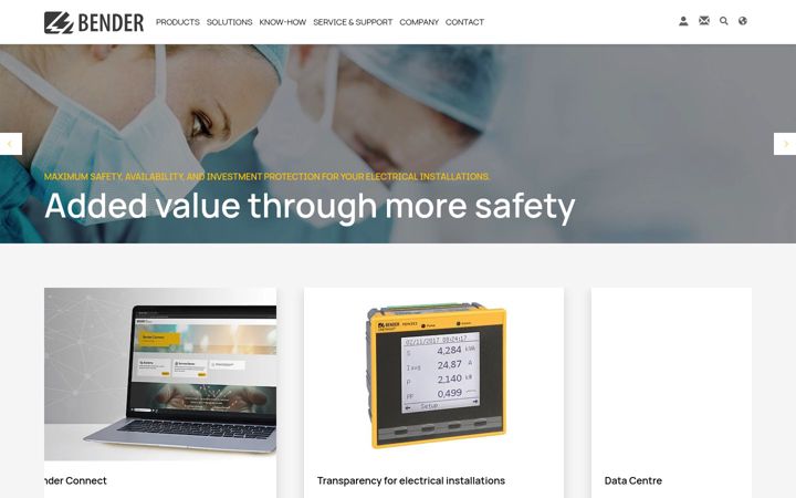 Screenshot of bender-apac.com