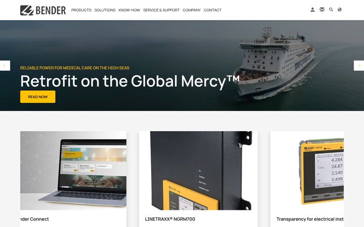 Screenshot of bender-in.com