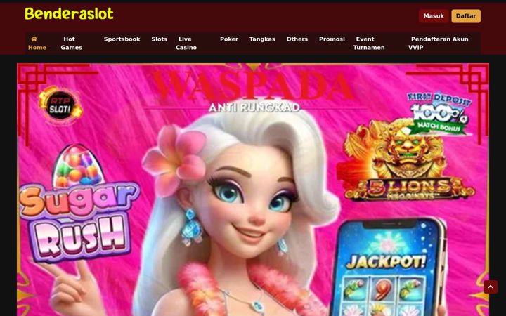Screenshot of benderaslot.net