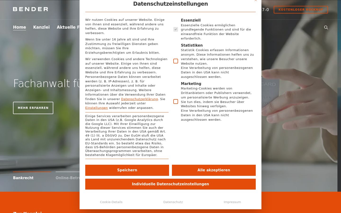Zrzut ekranu banera zgody wyświetlanego przed jakąkolwiek interakcją