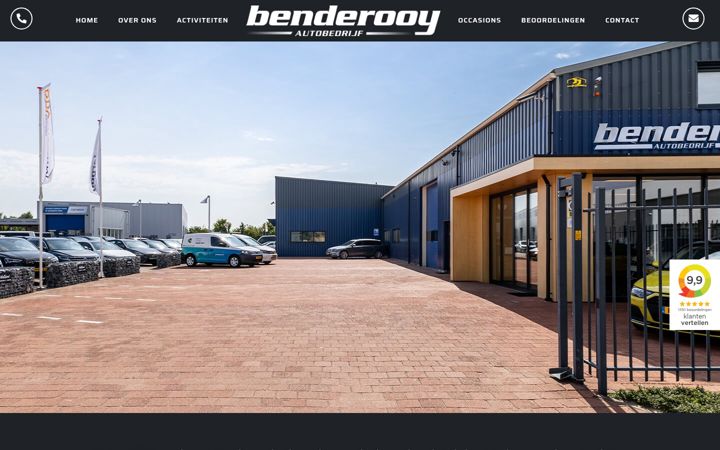 Zrzut ekranu benderooy.nl