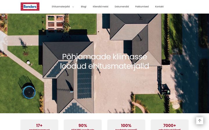 Screenshot of bendersbaltic.ee