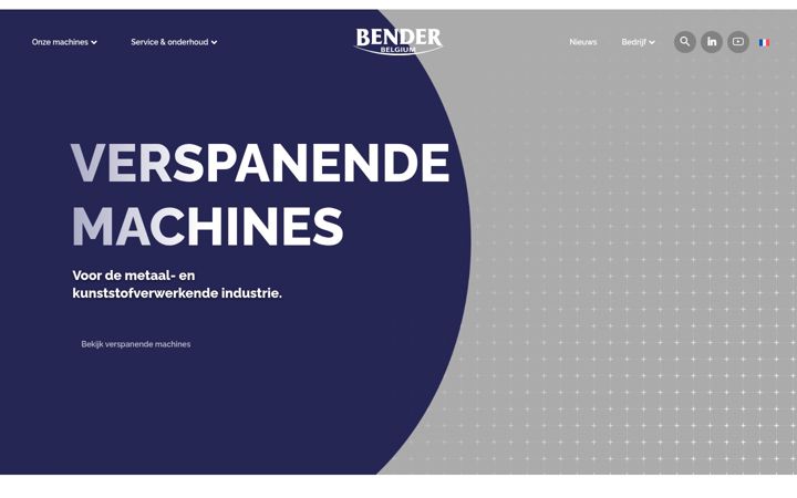 Screenshot di bendertechniek.be