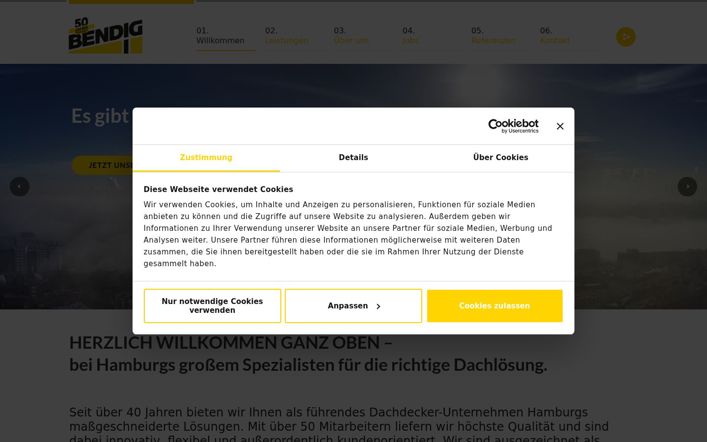 Zrzut ekranu banera zgody wyświetlanego przed jakąkolwiek interakcją