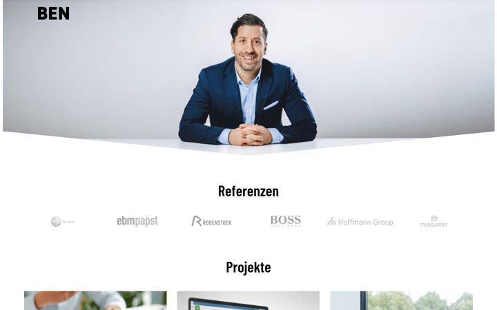 Ekrano kopija bendigital.de
