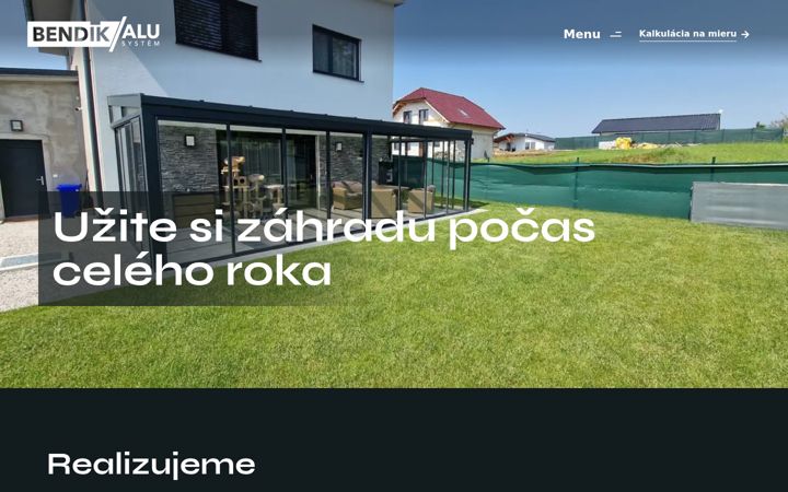 Screenshot di bendikalusystem.sk