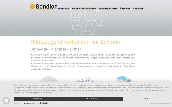 Screenshot of bendion.de