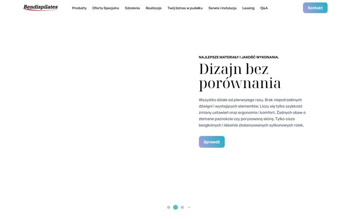 Screenshot of bendispilates.pl