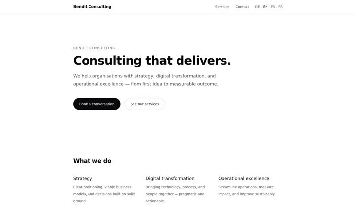 Screenshot of bendit.de